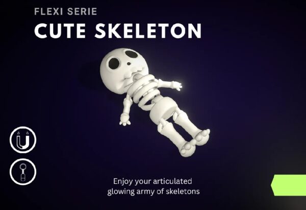 Flexi Skeleton – Fun and Spooky Articulated Fidget