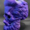 Headphone Stand Gamer Hair - Beard Skull Nº1
