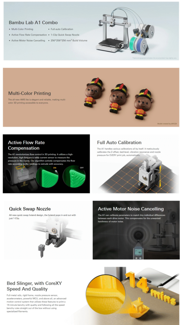 Bambu Lab A1 3D Printer
