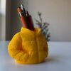 Puffer Jacket Pen Holder Cup