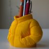 Puffer Jacket Pen Holder Cup