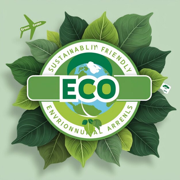 sustainability ecofriendly design with greenthemed graphics 1281602 19604