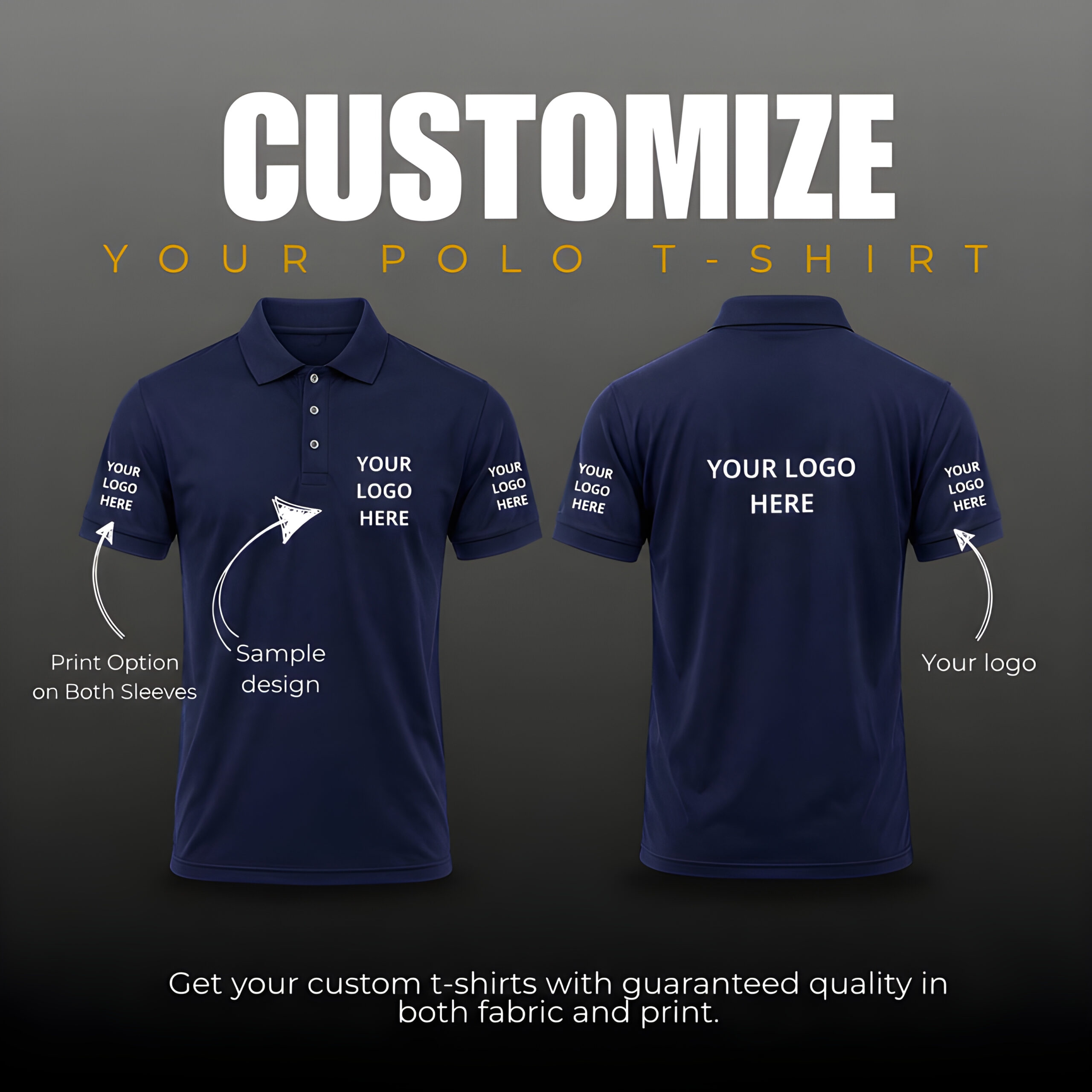 premium custom polo t shirt printing | 100% cotton honeycomb polo premium custom polo t shirt printing | 100% cotton honeycomb polo