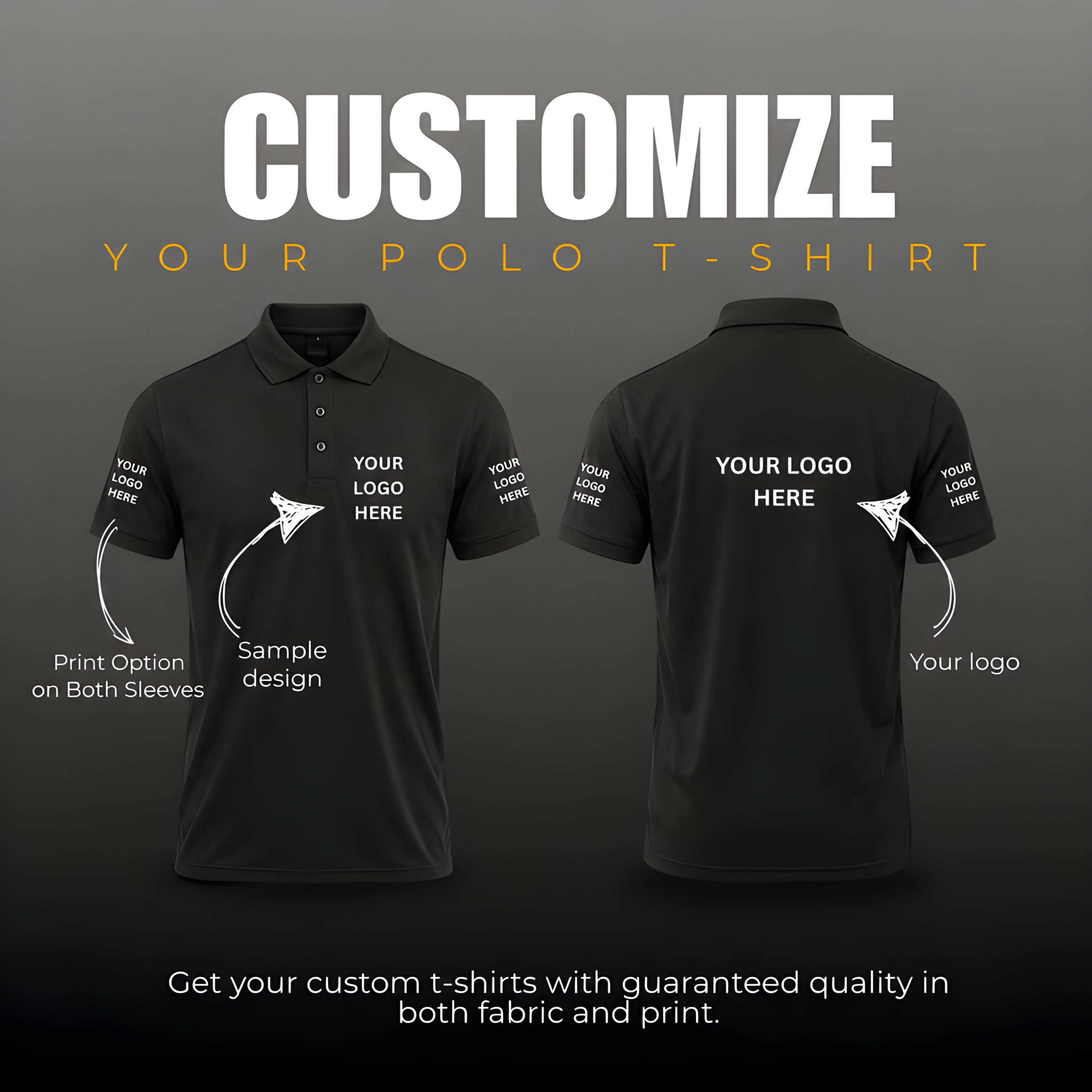 premium custom polo t shirt printing | 100% cotton honeycomb polo premium custom polo t shirt printing | 100% cotton honeycomb polo